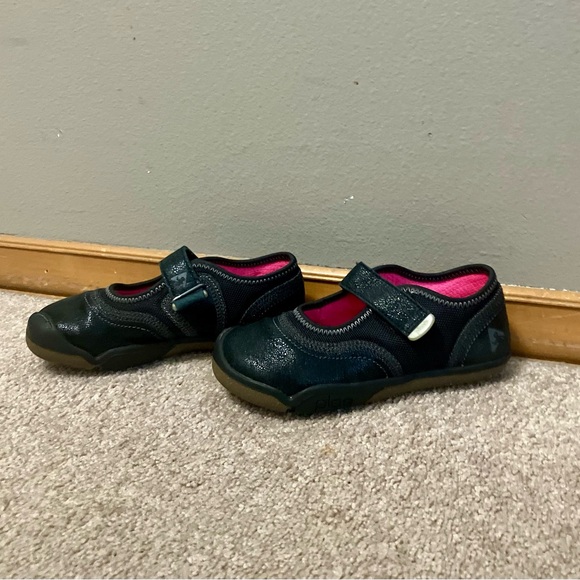 PLAE Emme Mary Jane Style Shoes, Black w/Sparkles - Size 11.5 (VGUC) - Picture 2 of 8